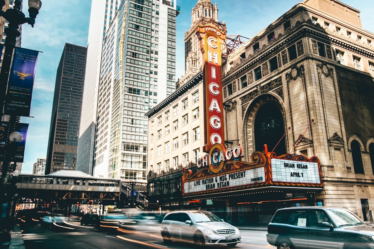 Chicago city skyline